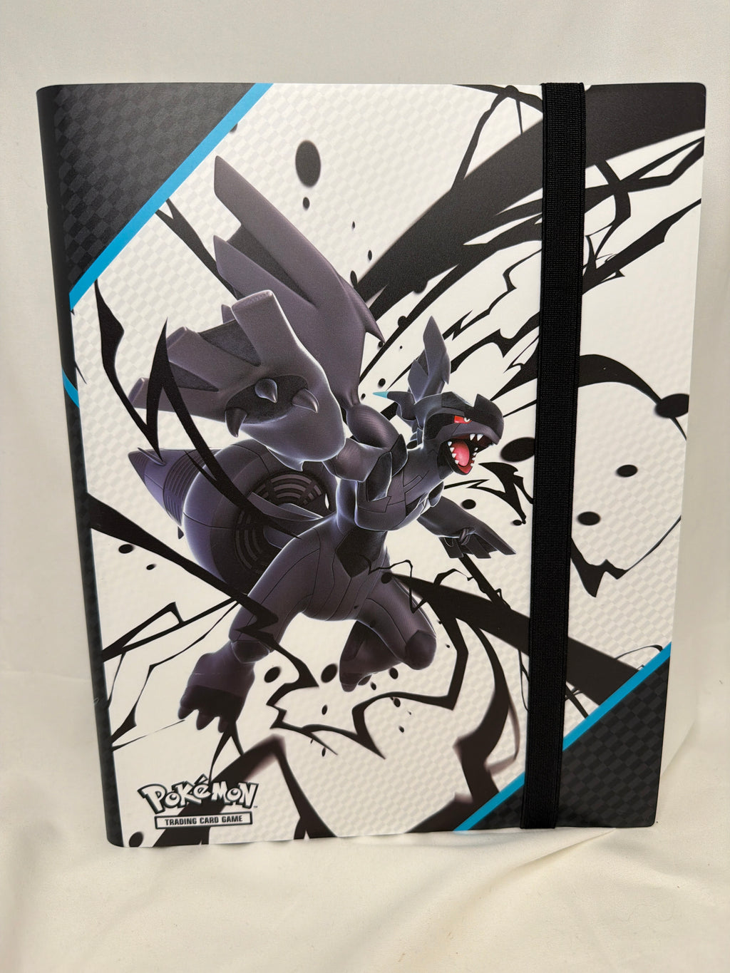 Pokemon Scarlet & Violet Black Bolt 396 card binder with elastic strap