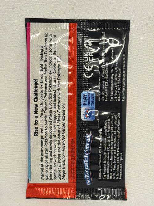 Pokemon TCG Ascended Heros Booster Pack
