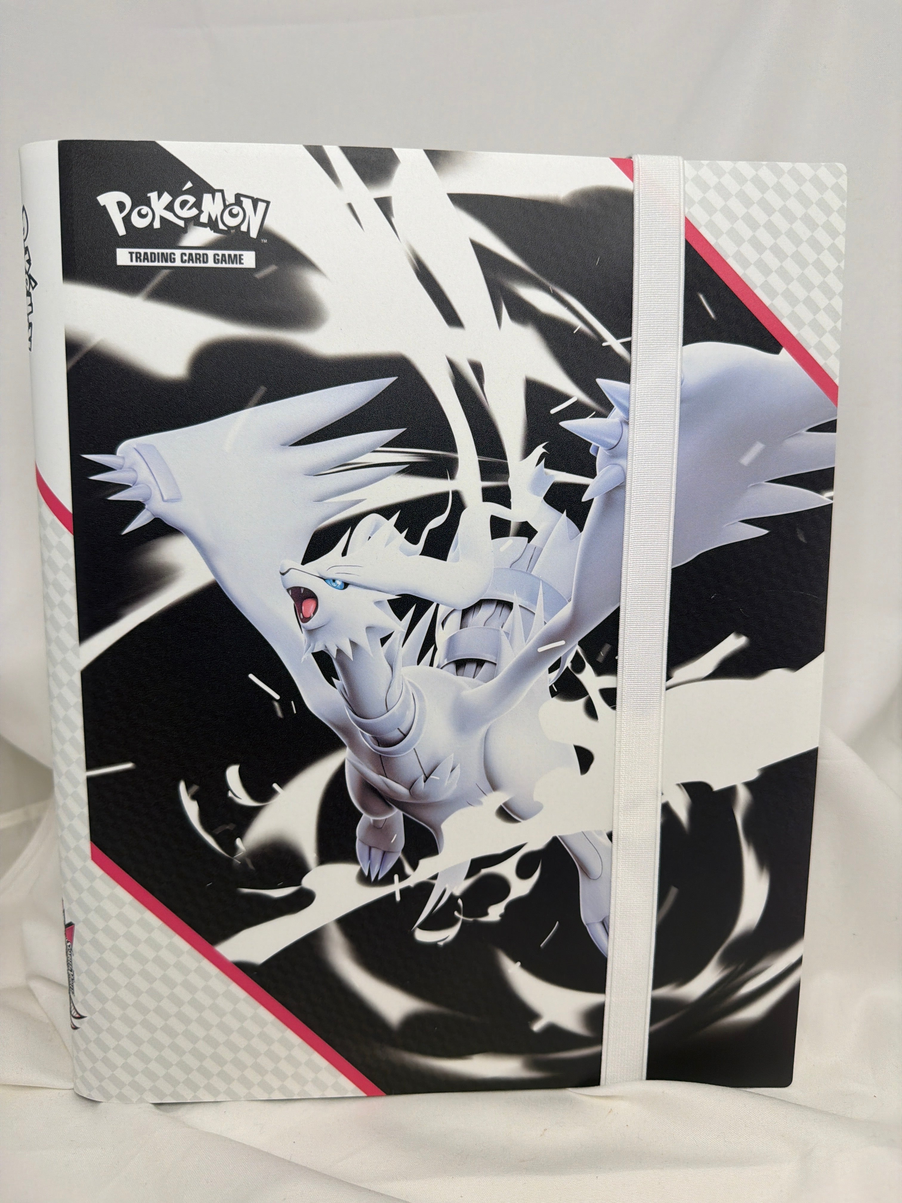 Pokemon Scarlet & Violet White Flare 396 card binder with elastic strap