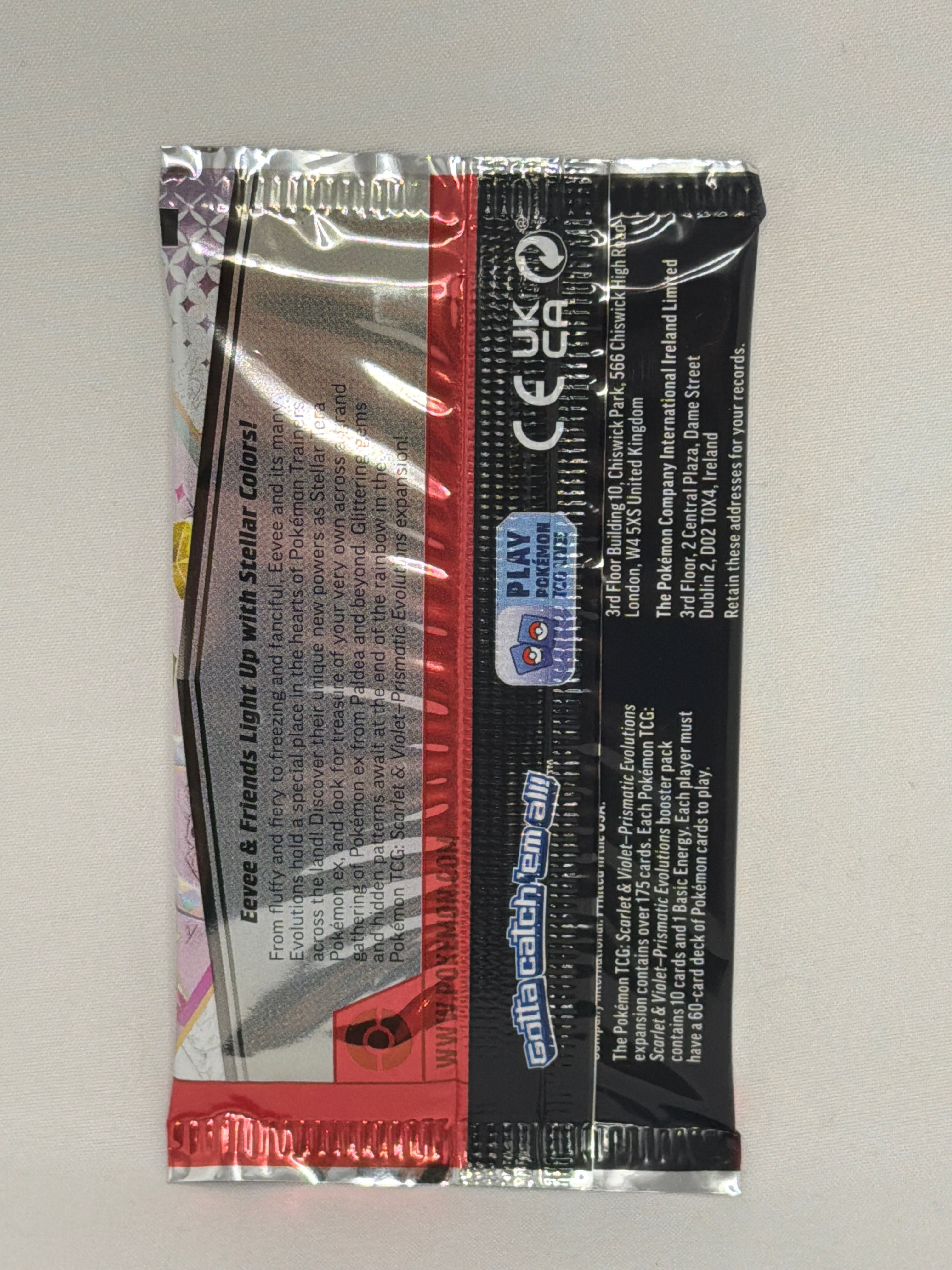 Pokemon TCG Prismatic Evolutions Booster Pack