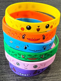 Silicone Wrist Bands 6 pack