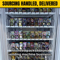 Sourcing handled, delivered — Packline Pokémon inventory purchasing service for vending machines